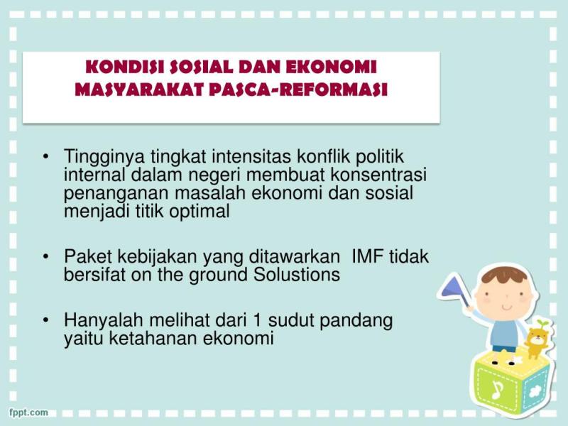 Perkembangan Ekonomi Indonesia Pada Masa Reformasi