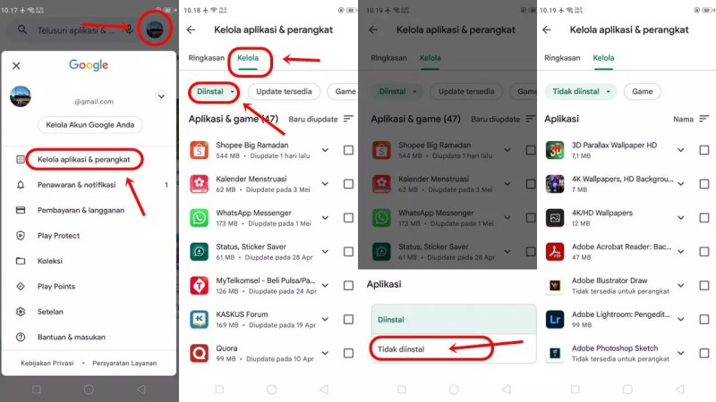 Cara Mengatasi Play Store Tidak Bisa Mendownload Aplikasi