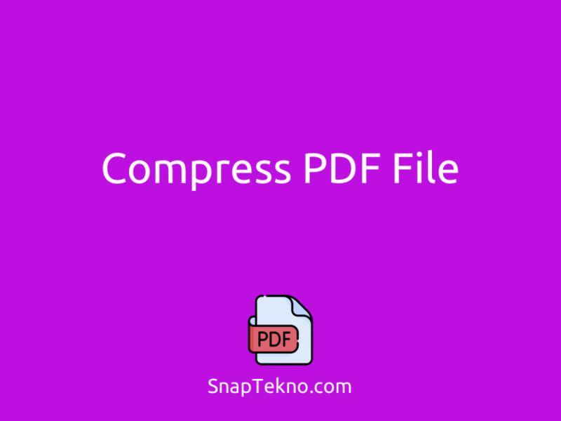 Kompres File Pdf Lebih Kecil