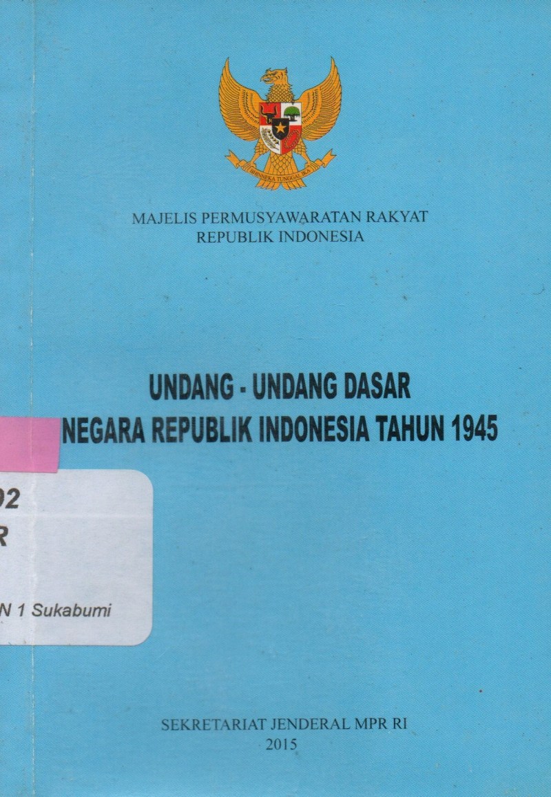 Undang Undang Dasar Republik Indonesia